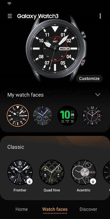 galaxy wearable