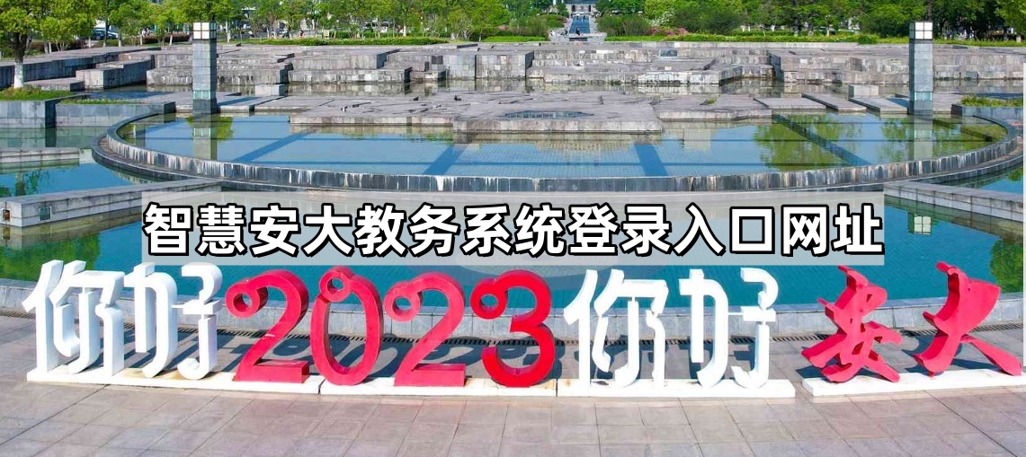 智慧安大教务系统登录网址