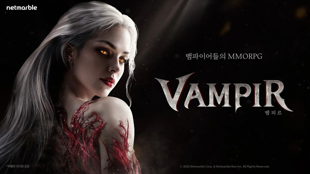 《天堂 2革命》核心团队参与制作 MMORPG《VAMPIR》亮相 预计 2025 年内于韩国推出
